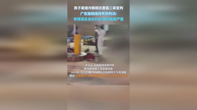 离婚冷静期杀妻案二审宣判，广东高院维持死刑判决